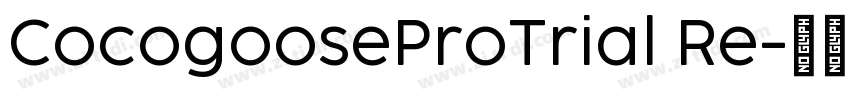 CocogooseProTrial Re字体转换